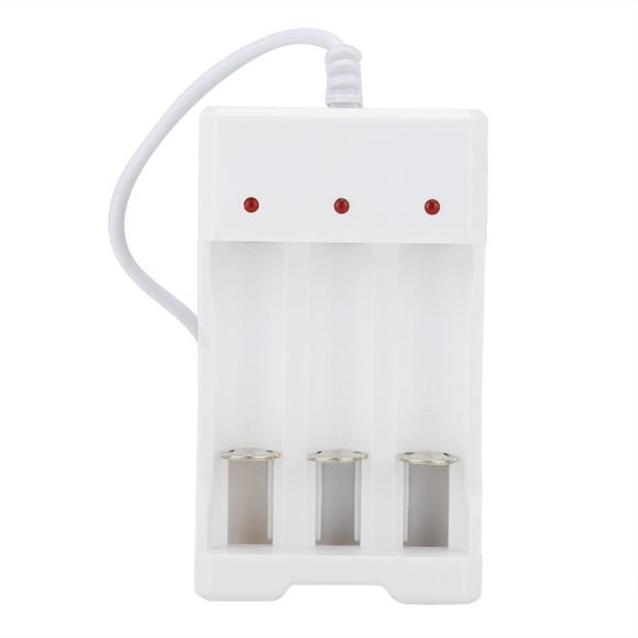 Rechargeable Battery, Three Slots Charger Ith USB Plug AA Battery USB Charger, Or AA AAA Rechargeable Battery Laptop