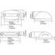 thumbnail image 4 of Pack T-Shape Hard Nylon Door Stopper for RV, Boat, Camper, Caravan, 4 of 5