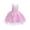 Pink, variant on KAUOD Toddler Baby Girls Wedding Sequins Dress Ruffles Lace Tulle Sleeveless Formal Dresses for Birthday Party Glitter Skirts