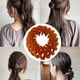 thumbnail image 1 of Bandas para el cabello de moda Soporte de cola de caballo retráctil Clip de Café Colcomx Cintas para el pelo, 1 of 8