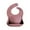 Dusty Rose, variant on Zcintert Silicone Baby Bibs BPA Free Waterproof Adjustable Feeding Bib for 6 Months-6 Years