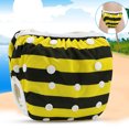 thumbnail image 4 of Pantalones de entrenamiento para piscina de verano, transpirables, impermeables, reutilizables, ajustables, de tamaño libre, Bee, 4 of 9