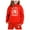 Red, variant on MuXiKeJi Clothes Girl Sets Size 5 Cartoon Print Long Sleeve Warm Pullover Hoodie Sweatshirt and Jogger Sweatpants Clothing Fall Kids 2pcs Outfits