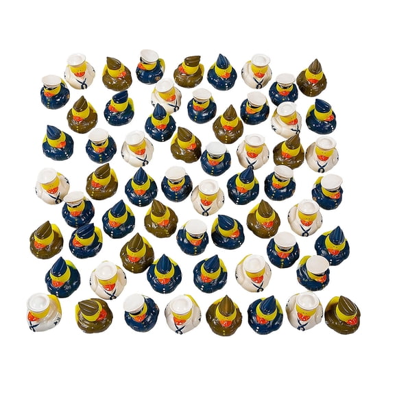 Armed Forces Rubber Ducks Bulk 120 Pc