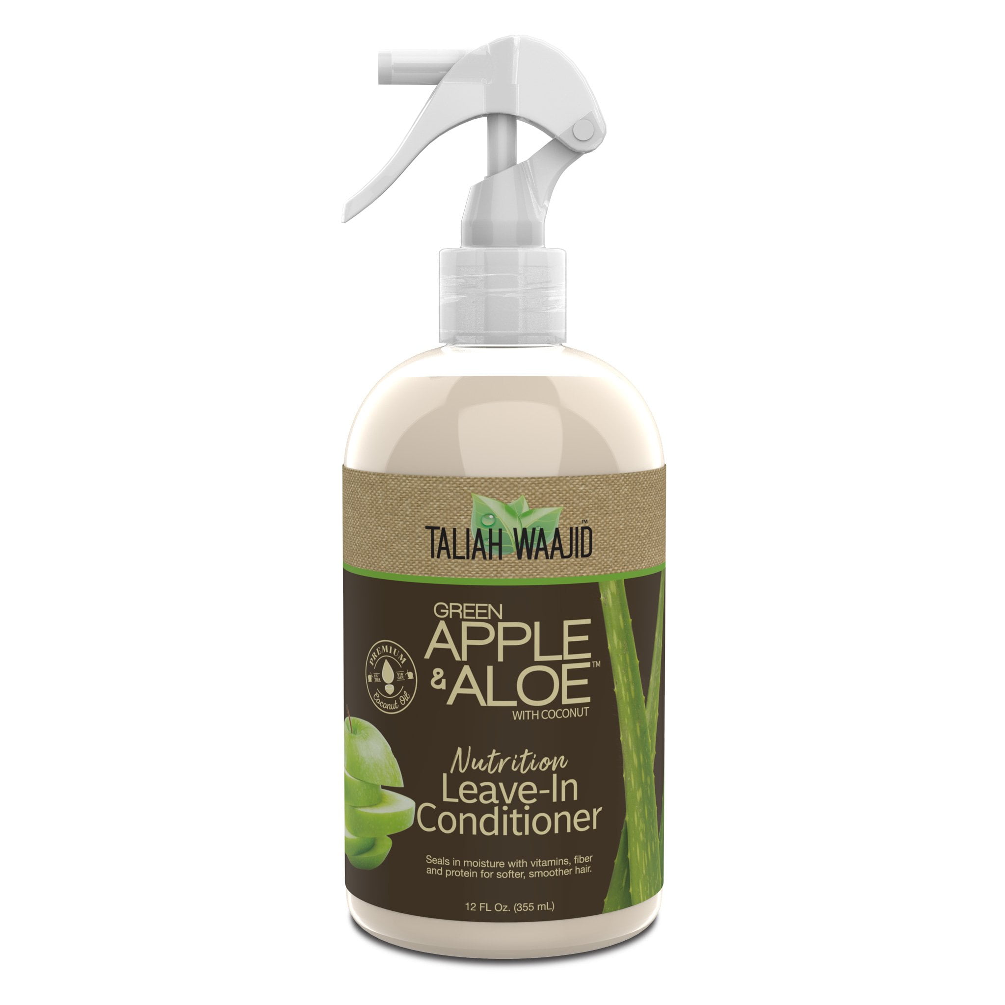 Taliah Waajid Green Apple & Aloe Moisturizing Detangling Leave-in Conditioner, 12 fl oz