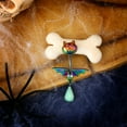 thumbnail image 3 of OUFER Belly Button Ring Pumpkin & Bat Surgical Steel Halloween Belly Rings Dangle Navel Body Piercing Jewelry, 3 of 3