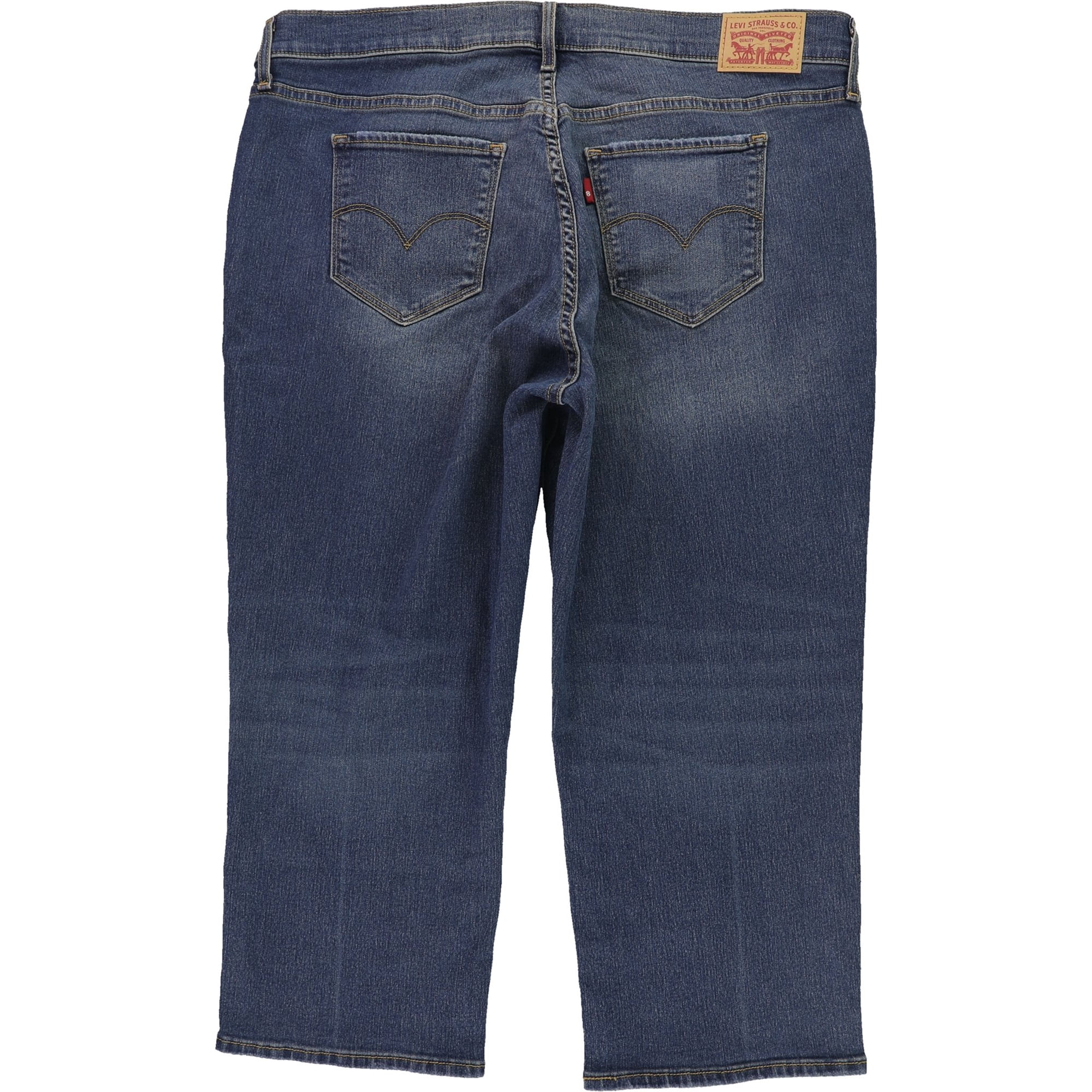 Levi's Womens Denim Stretch Skinny Curvy Jeans, Blue, Plus Size