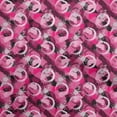 thumbnail image 1 of oneOone Rayon Fuschia Pink Fabric Abstract Craft Projects Decor Fabric Printed By The Yard 56 Inch Wide, 1 of 4