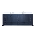 thumbnail image 2 of 84 In. W X 22 D Navy Blue Vanity With Marble Top And Included Faucet - Soft Close, 14 Drawers & 2 Cabinets For Storage Double Bath 84in. 22in. Cultured Countertop Cabinets, Drawers, Close Area, 2 of 6