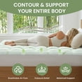thumbnail image 4 of Extra Thick Twin XL Mattress Topper, Cooling Mattress Pad Cover, Mattress Protector with 8-21 Inch Deep Pocket,White, 4 of 9