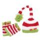 thumbnail image 1 of EeaseMX Gorro de ganchillo hecho a mano NUOLUX estilo navideño para bebé recién nacido, ropa, accesorios para fotografía de bebé, 1 of 7