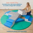 thumbnail image 5 of ECR4Kids SoftZone Adventurer's Summit Step Climber, Foam Playset, Contemporary, 4-Piece, 5 of 9