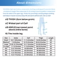 thumbnail image 2 of Hehanda Footless Compression Socks for Women & Men(M-4XL), 20-30 mmHg Thigh High with Non-Slide Silicone Dot Band for Swelling and Varicose Veins, 2 of 8