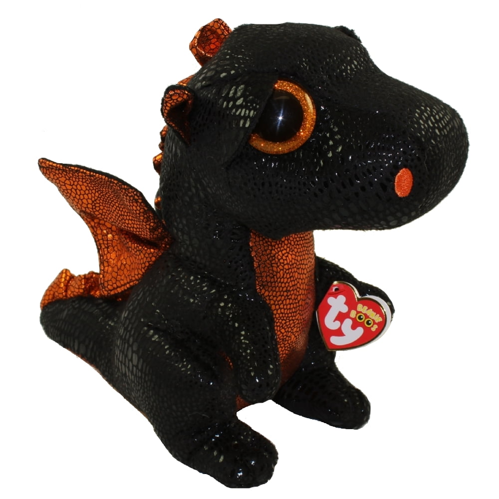TY Beanie Boos MERLIN the Dragon (Glitter Eyes)(Medium Size 9 inch