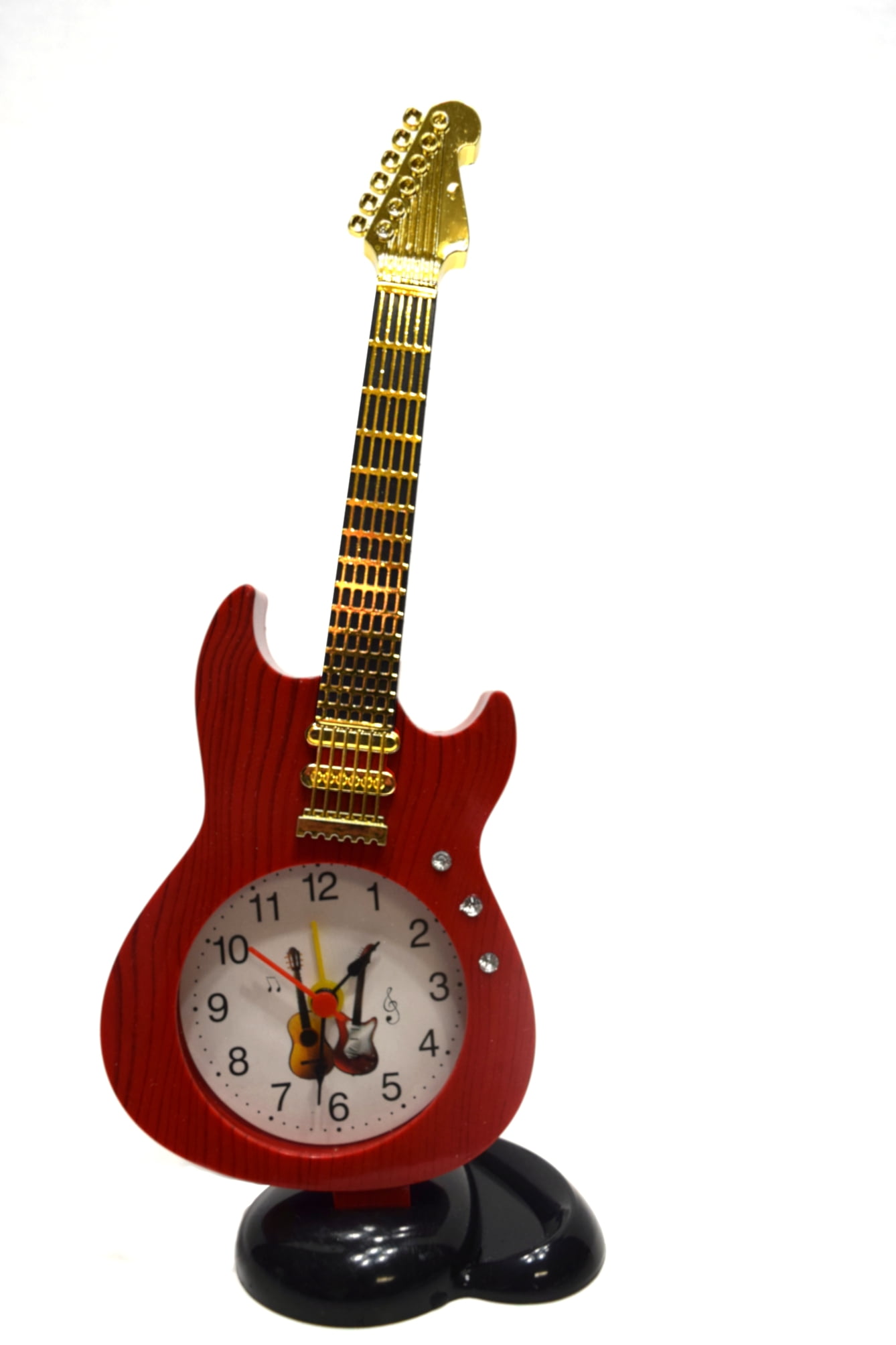 Guitar Alarm Table Clock For Home or Office Music Instrument Symbol, HOME2151A