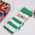 thumbnail image 4 of Femmes Fille Rayé Rayé Rayé sur le Genou Haut Bas Chaussettes Longues, 4 of 5