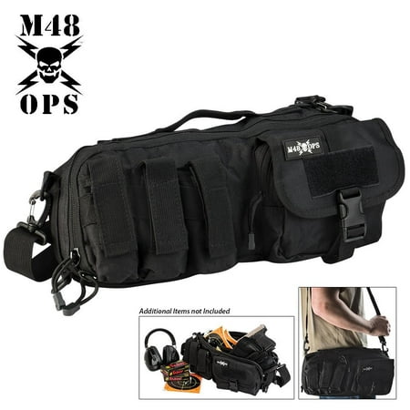 M48 OPS Tactical Military Gun Range Carry Bag, Heavy duty nylon construction By M48 Gear From