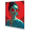 thumbnail image 2 of DESIGN ART Designart "Fashionable Japenese Woman Iv" Japon Woman  Canvas Wall Art 16 in. wide x 32 in. high, 2 of 5
