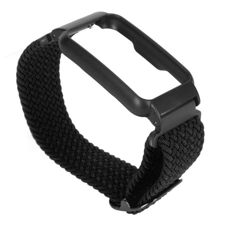 Nylon Watchband Replacemen Wirstband Adjustable Sports Breathable Watchband with Case for Oppo Free Black with Black Case watch strap watch battery replacement tool kit