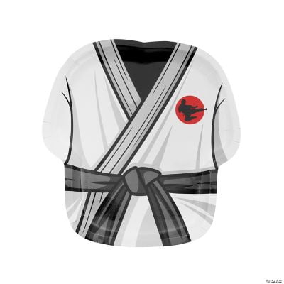 Karate Party Dinner Plates, Birthday, Party Supplies, 8 Pieces