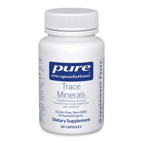 Pure Encapsulations Trace Minerals - Multimineral Supplement - Mineral Supplement - Supports Metabolism & Cellular Function* - Gluten Free & Vegan - 60 Capsules