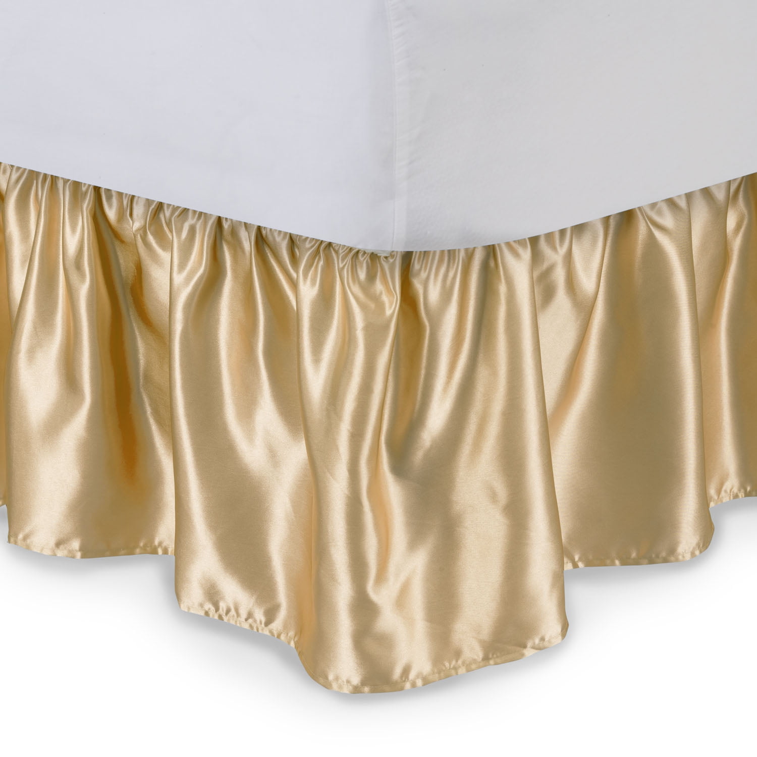 Harmony Lane Satin Ruffled Bed Skirt