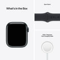 thumbnail image 5 of Apple Watch Series 7 GPS, 41mm Midnight Aluminum Case with Midnight Sport Band - Regular, 5 of 10