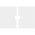 thumbnail image 4 of 24"W x 16"H x 3"ID x 8 1/4"C x 1"P Beaux Architectural Grade PVC Contemporary Ceiling Medallion, Two Piece, 4 of 11