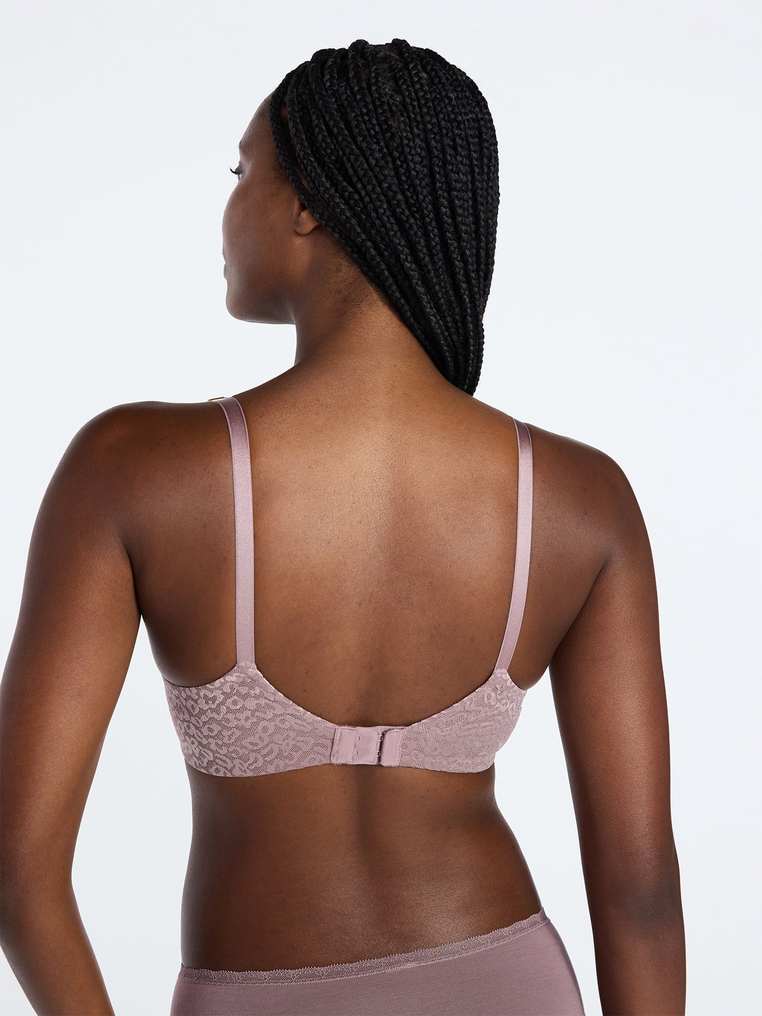 Joyspun Women's Leopard Print T-Shirt Bra, Sizes 32A-42DDD