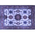 thumbnail image 1 of Ahgly Company Indoor Rectangle Persian Blue Traditional Area Rugs, 7' x 9', 1 of 4