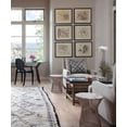 thumbnail image 4 of 2xhome Set of 4 Black Modern Contemporary Ghost Chairs Chair With Arms Molded Acrylic Plastic Mirrored Furniture, 4 of 9