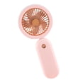 thumbnail image 2 of Ventilador para colgar en el cuello Ventilador de mano recargable eléctrico USB Dispositivo de enfriamiento portátil ajustable, Rosa Methold HA004311-01B, 2 of 6