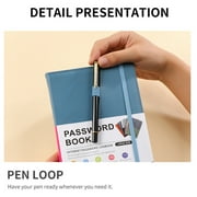 Password Keeper Book with Alphabetical Tabs for Seniors, Notebook Internet Website Address Log in Detail,B