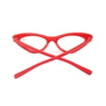 thumbnail image 5 of Women Red Cat Eye Reading Glasses Diamond Presbyopic Glasses Plastic Readers +1.50, 5 of 6