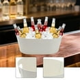 thumbnail image 6 of QccHieUs Champagne Bucket Classic Drink Cooler for Restaurant Bar Accessories Parties White, 6 of 9