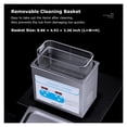 thumbnail image 6 of 3L Ultrasonic Cleaner 40kH Ultrasonic Jewelry Cleaner with Timer Heated Ultrasonic Cleaning Machine for Glasses Bike Chains, 6 of 7