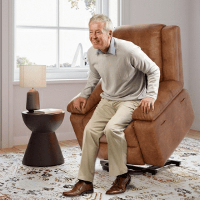 Fauteuil Inclinable Élévateur Électrique - Chaleur et Massage, Fauteuil Inclinable Élévateur Électrique en Faux PU pour Aînés et Personnes à Mobilité Réduite, Dossier et Jambes Ajustables, Fauteuil Élévateur Robuste pour Aînés