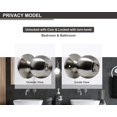 thumbnail image 2 of Entry Door knob with Lock  One Key-Way Entrance Door Knob Entry with Key Handle   Ball (Entry with Key  Polished Brass), 2 of 7