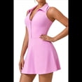 thumbnail image 1 of Vestido Deportivo Ajustado de Cintura Alta Rosa M, 1 of 8