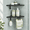 Black-10''-2PC, variant on Brushed Nickel 10''-2PC Stainless Steel Shower Corner Shelves