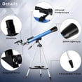 thumbnail image 6 of Tuword Telescope, 50mm Refractor with Finderscope and Mobile Phone Adapter, for Adults and Kids, 6 of 7