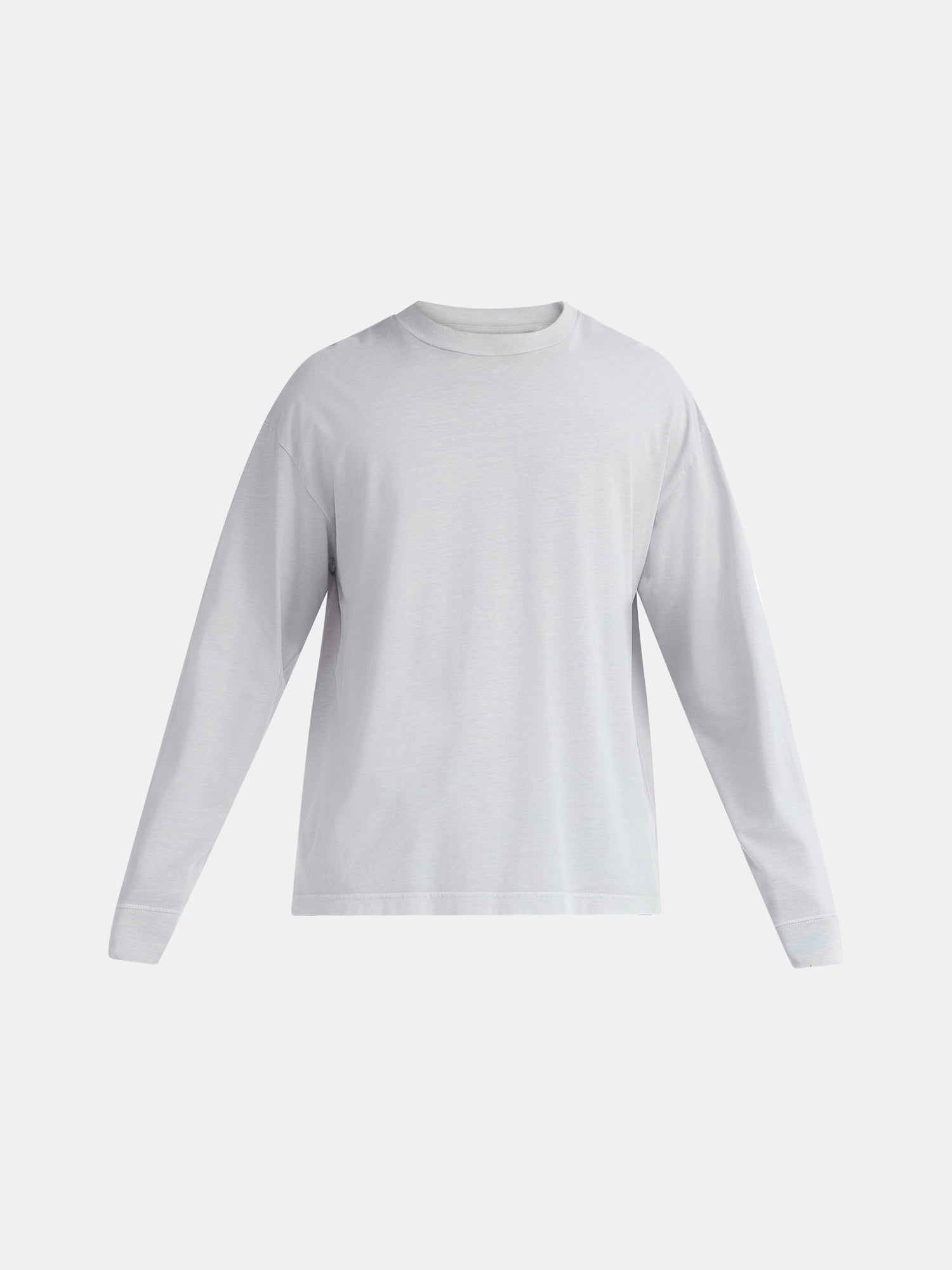 No Boundaries Cotton Oversized Tee with Long Sleeves, Men's & Big Men's