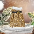 thumbnail image 3 of Grrvtrz Christmas Wine Bottle Sleeve Decorations Canary Sequin Wine Bottle Dress Wine Bag Dress,Decoration Supplies,Home Decor, 3 of 4