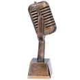 thumbnail image 3 of Adorno de micrófono, Trofeo de premio de música, decoración de mesa sintética, trofeo de micrófono retro, máxima comodidad, 3 of 8