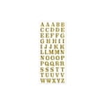 thumbnail image 3 of Gem Studded Alphabet Stickers - Gold Colored Adhesive Small Letter Stickers for Cardmaking, Scrapbooking, Crafts - 0.5 Inches - 55 Pieces, 3 of 4