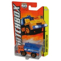 Matchbox MBX Construction (2012) Water Hauler Orange & Blue Toy Truck 44/120