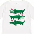 thumbnail image 4 of Inktastic Alligator Crocodile Reptile Girls Long Sleeve Toddler T-Shirt, 4 of 5