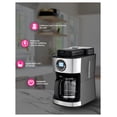 thumbnail image 3 of Cafetera Digital 12 Tz Con Molino De Café Integrado Pink Garlic CDMC12T, 3 of 6