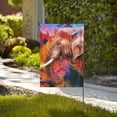 thumbnail image 4 of Easygdp Oil Paintings of Elephants Garden Flag Yard Flag Welcome Flag, Double-Sided, Weather Resistant for Outdoor Decor - 28"x40", 4 of 9