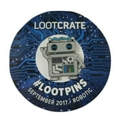 Rare Limited Edition Discontinued Loot Crate Robotic Pin - September 2017